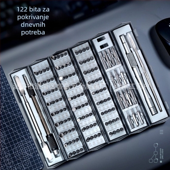 128-u-1 set odvijača za kućnu upotrebu, demontažu i popravak mobitela i računala, ručni odvijač