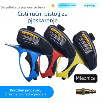 Pneumatski pištolj za pjeskarenje za arhitektonske dekoracije, pjeskarenje stakla, graviranje na nadgrobne ploče, antikorozijski pištolj za pjeskarenje