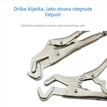 Teške automatski zatvaračke kliješta s kljunom orla za zavarivanje, višenamjenska zaključavajuća kliješta za posebne oblike
