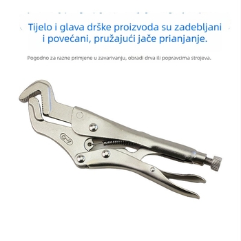 Teške automatski zatvaračke kliješta s kljunom orla za zavarivanje, višenamjenska zaključavajuća kliješta za posebne oblike