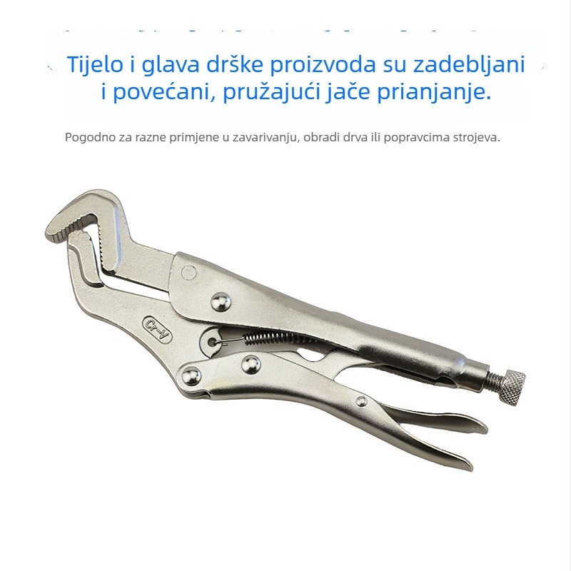 Teške automatski zatvaračke kliješta s kljunom orla za zavarivanje, višenamjenska zaključavajuća kliješta za posebne oblike