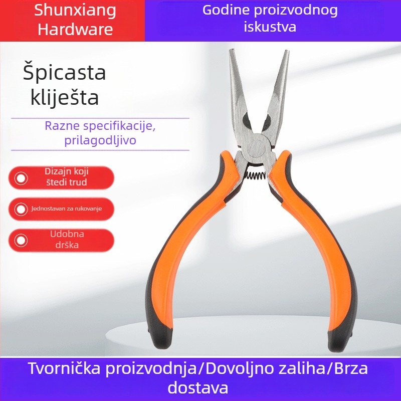 Klešta s tankim vrhom, ručno izrađene klešte za nakit za DIY nakit