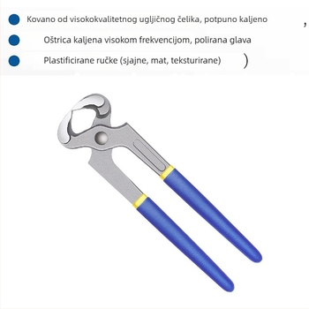 Industrijske klase višenamenske kliješta s plastičnim presvlakama ručki, 6/8/10 inča, kliješta za vađenje eksera