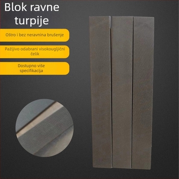 Boao Blok ravnog fajla, Više veličina, Visoka temperatura kaljenja, Grubo/Srednje/Fino zrno