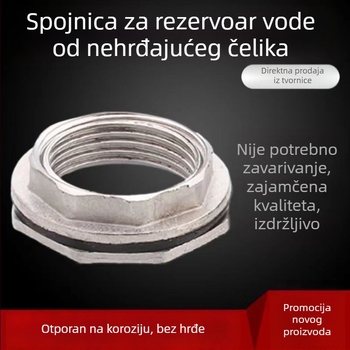 304 nehrđajući čelik za spremnik vode, navojni konektori DN20-DN50