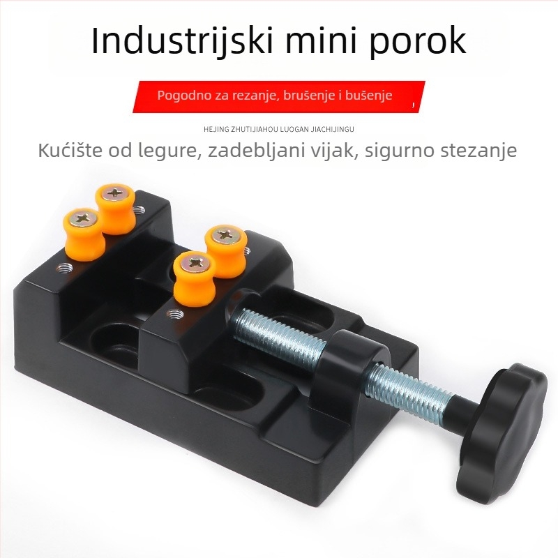 Mini stolni vise za rezbarenje Wenwan oraščića i Bodhi maslinova drveta, aluminijska legura