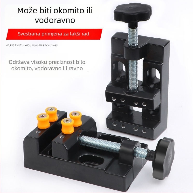 Mini stolni vise za rezbarenje Wenwan oraščića i Bodhi maslinova drveta, aluminijska legura