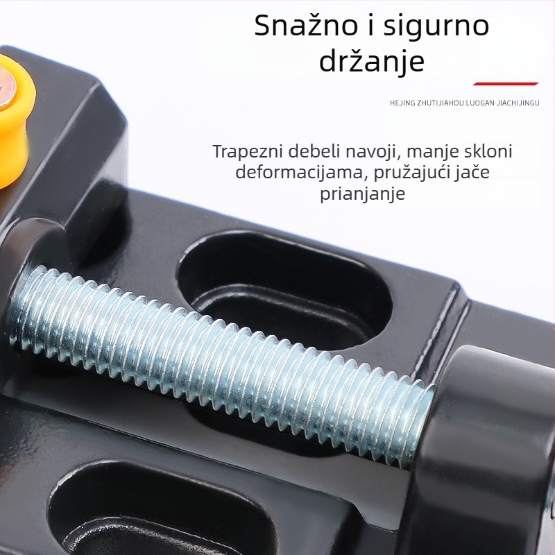 Mini stolni vise za rezbarenje Wenwan oraščića i Bodhi maslinova drveta, aluminijska legura