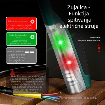 Key Card 8-u-1 alat za električare sa testerom napona, kliještima za skidanje izolacije, rezačem kablova i alatom za krimpanje