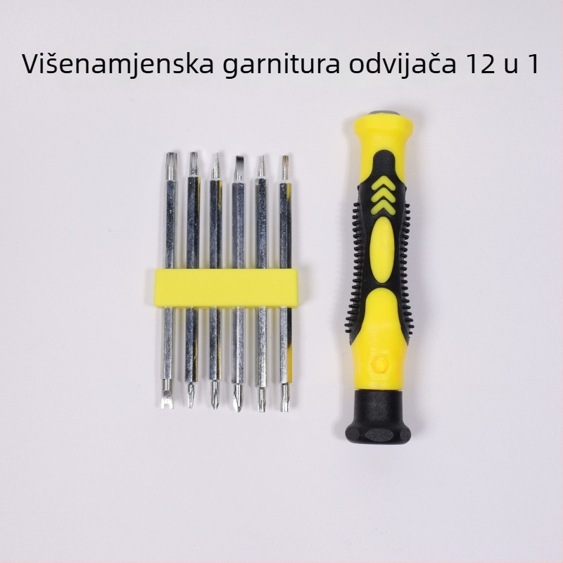 12-u-1 set odvijača s kućnim posebnim bitovima, višenamjenski alat za popravak i demontažu