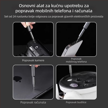 Set odvijača za profesionalni demontažu i precizne popravke mobilnih telefona i prijenosnih računala