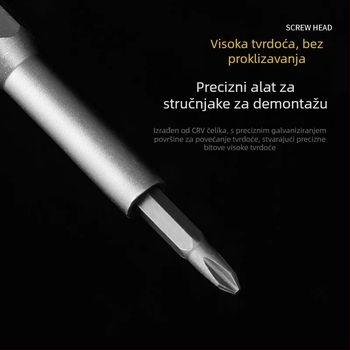 Set odvijača za profesionalni demontažu i precizne popravke mobilnih telefona i prijenosnih računala