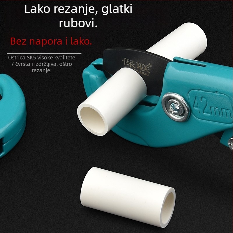 PPR alati za rezanje cijevi s škare, PVC cijevni reznik, profesionalne škare za cijevi