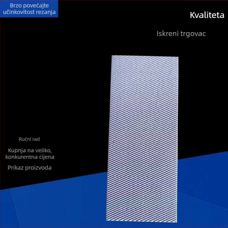 Ploški pilnik od visokougljičnog čelika za stolariju, dimenzije 59×24×5 mm