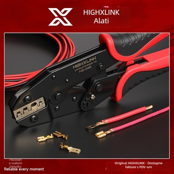 HS-0546B Pritiskne kliješte za terminale s oprugom za automobilsku kabelsku instalaciju, 0.5–6 mm², hidraulične, s terminalima 6.3/4.8/2.8 mm