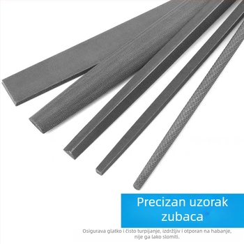 Set čeličnih fajlova za montažu: trokutasti, okrugli i četverokutni fajlovi u raznim veličinama (6–12 inča)