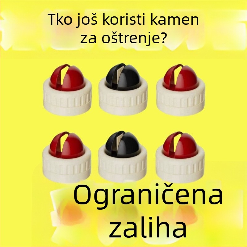 Stabilan alat za oštrenje s usisnom čašicom za kuhinjske nože i škare, dijamantni kamen za oštrenje