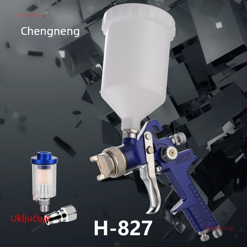 Chengneng H2000 pištolj malog promjera za bojanje i popravke kože, H827 auto premaz, prskanje na lim i namještaj