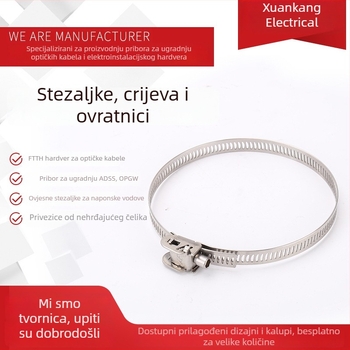 Klem za crijevo od 304 nerđajućeg čelika, američkog stila
