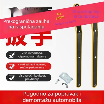Mr. Bao Novi model automobilskog dizalice za promjenu guma, ručni ključ za lakšu zamjenu guma za mala i terenska vozila, višenamjenski alat za zamjenu guma