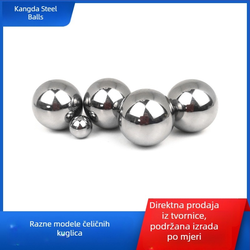 GCr15/AISI52100 kugla od ležajnog čelika, promjer 2–11,906 mm, preciznost G10
