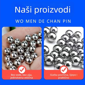 8 mm čelična kugla za prak, karbonska čelična kugla