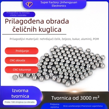 Prilagođene karbonsko-čelične precizne kuglice, visoka preciznost, otporne čelične kuglice