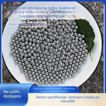 Probušene kuglice od nehrđajućeg čelika, sjajna površina, kuglice za ležaje, 201/304 nehrđajući čelik, razne veličine