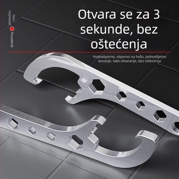 Nehrđajući čelični višenamjenski alat za otvaranje kanta i poklopaca
