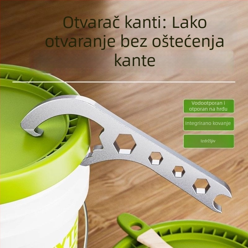 Nehrđajući čelični višenamjenski alat za otvaranje kanta i poklopaca