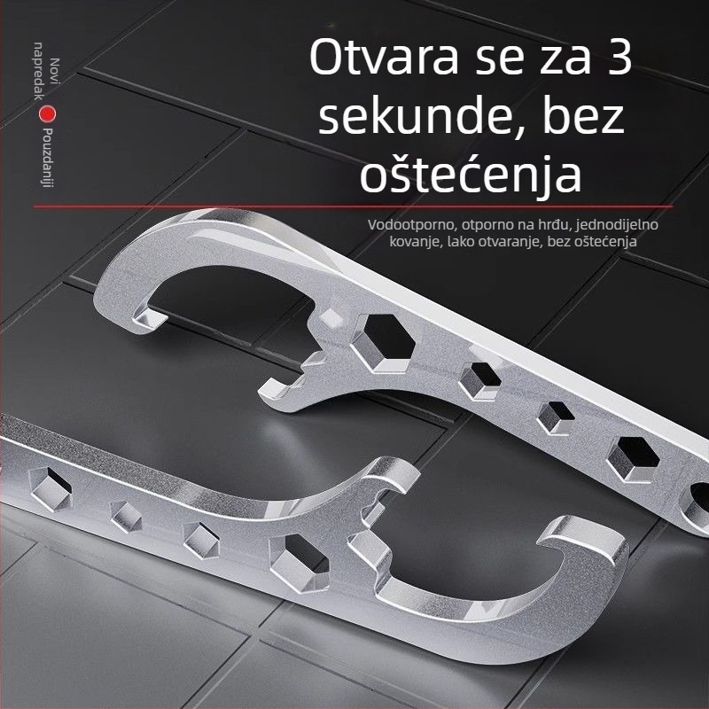 Nehrđajući čelični višenamjenski alat za otvaranje kanta i poklopaca