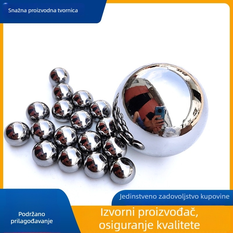 GCR15 precizne kuglice od čelične legure za ležaje, otpornost na habanje, Ø 19.844/20.638/21/22.225 mm