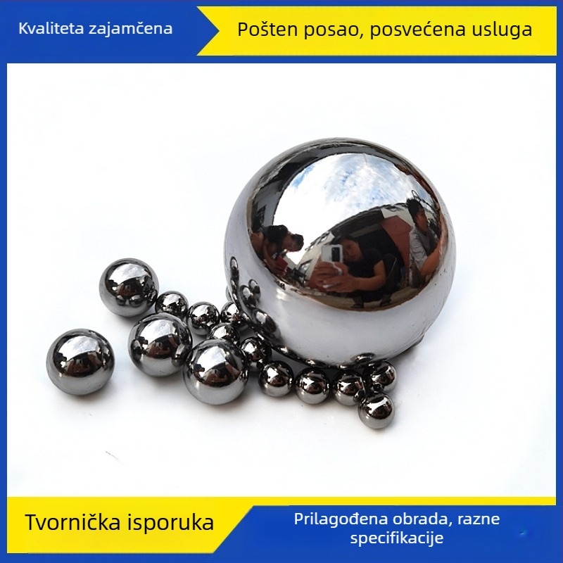 3Cr13 otporne na hrđanje nehrđajuće čelične kuglice, 420 nehrđajući čelik, kugla za ispitivanje udara, promjer 9.525/11 mm