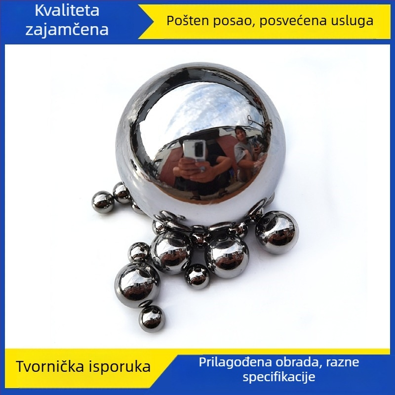 3Cr13 otporne na hrđanje nehrđajuće čelične kuglice, 420 nehrđajući čelik, kugla za ispitivanje udara, promjer 9.525/11 mm