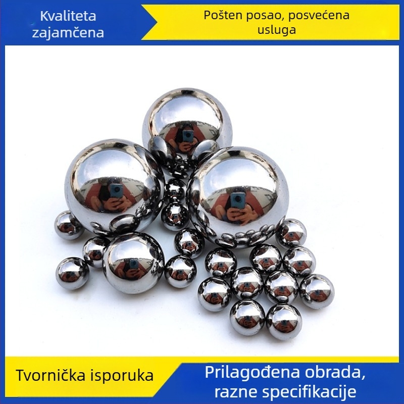 3Cr13 otporne na hrđanje nehrđajuće čelične kuglice, 420 nehrđajući čelik, kugla za ispitivanje udara, promjer 9.525/11 mm