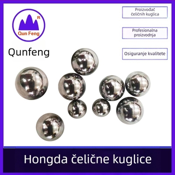 Nerđajuće čelične kuglice, elektroplatirane kuglice, aluminijske kuglice i čelične šipke promjera 2 mm, 3,17 mm, 8 mm i 10 mm
