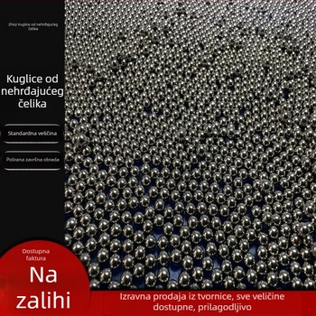 Nehrđajuće čelične kuglice 316/304/201, dimenzije 0,5/0,8/1,5/1,8 mm, 440C