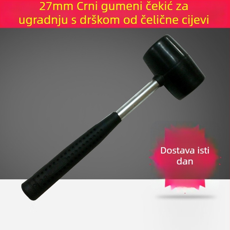 27 mm gumeni čekić s čeličnom šipkom za postavljanje pločica