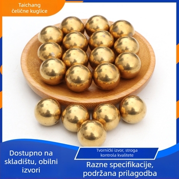 Čvrste bakrene kuglice, Ø2.0345 mm, visoka preciznost, H62 bakrene kuglice, polirana površina