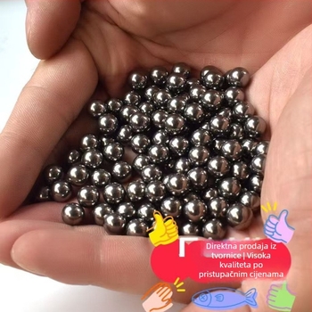 Premium besprijekorne sjajne čelične kuglice, balansirane čelične kuglice, 12–16 mm tvrde čelične kuglice, 8 mm kuglice od ugljičnog čelika