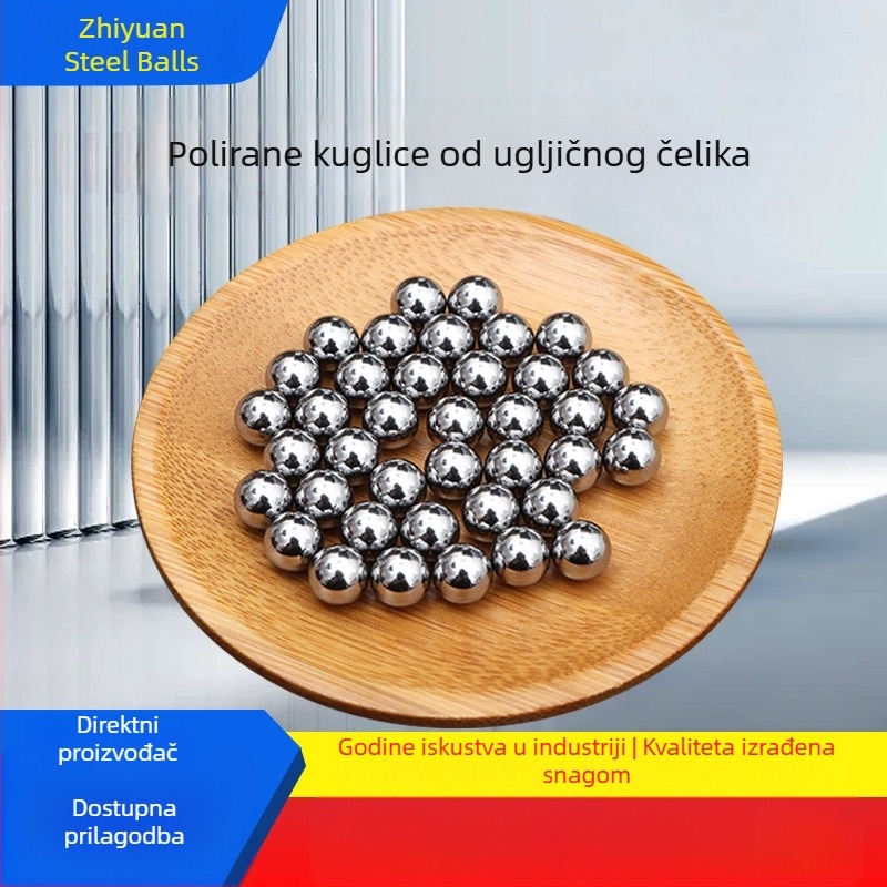 Premium besprijekorne sjajne čelične kuglice, balansirane čelične kuglice, 12–16 mm tvrde čelične kuglice, 8 mm kuglice od ugljičnog čelika