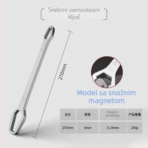 Samozatezajući univerzalni podesivi ključ s dvostrukom glavom Plum Blossom