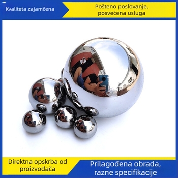 Čelične kuglice čvrstog tipa u veličinama 29/32, 15/16 i 31/32 inča — ugljična čelik, nehrđajući čelik, čelik za ležaje.