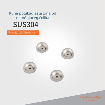 Čvrsta nehrđajuća čelična polusferična perla, 304, otporna na koroziju