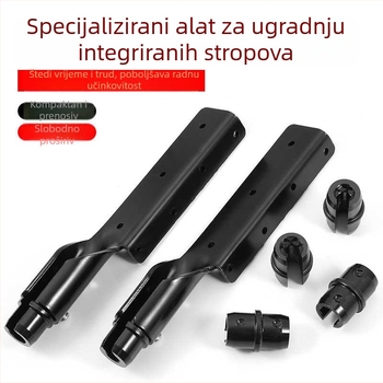Set za montažu stropa s visećim šipkama, ključem, vijcima i žicom za okvir od lake čelične gips ploče.