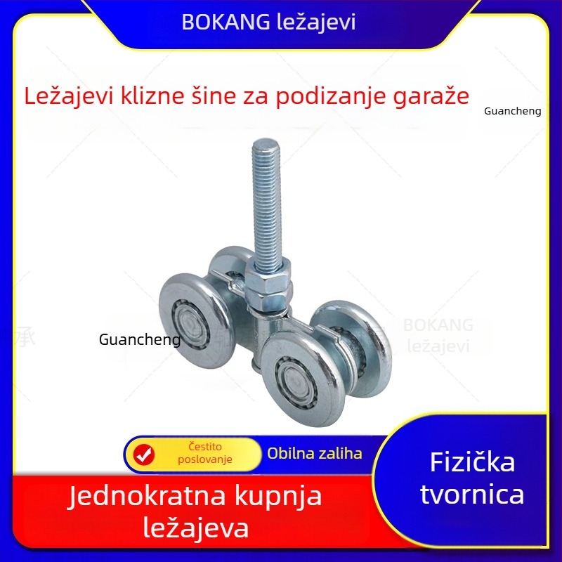 Najlonske kotači za garažna vrata s ležajevima