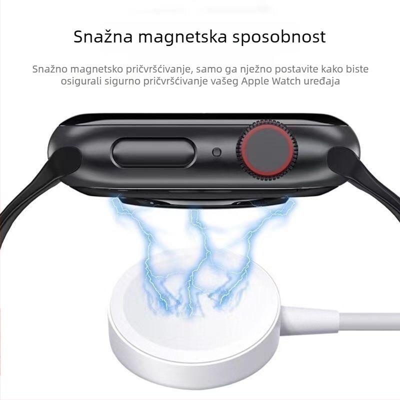 Bežični magnetski punjač za iWatch — stolni, kompaktni i prenosni, brzo punjenje (5W)