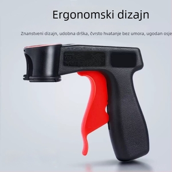 Prijenosna sprej boja pištolj s pomoćnom ručkom, alat za bojanje automobila, univerzalna ručka za bojanje