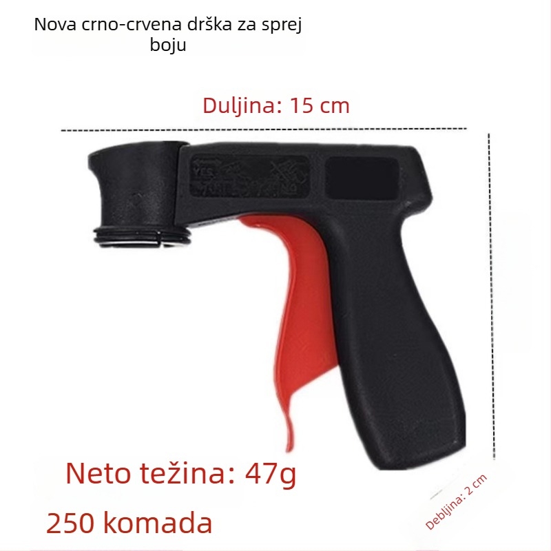 Prijenosna sprej boja pištolj s pomoćnom ručkom, alat za bojanje automobila, univerzalna ručka za bojanje