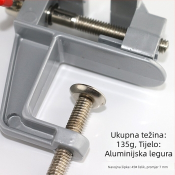 Mini stolni zverak, DIY alat, aluminijska legura